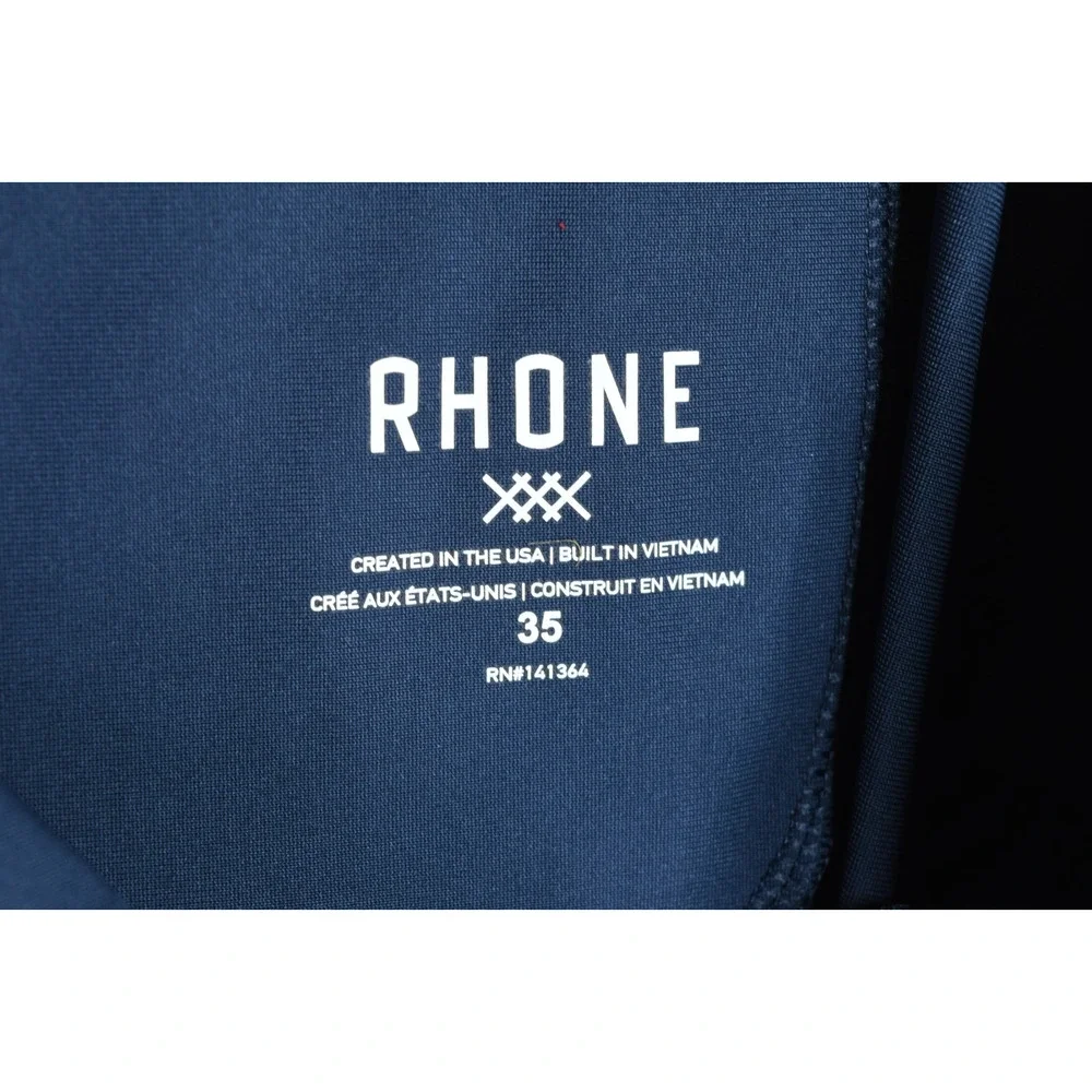 Rhone Commuter Performance Pants Mens 35 Blue Classic Fit Straight Stretch